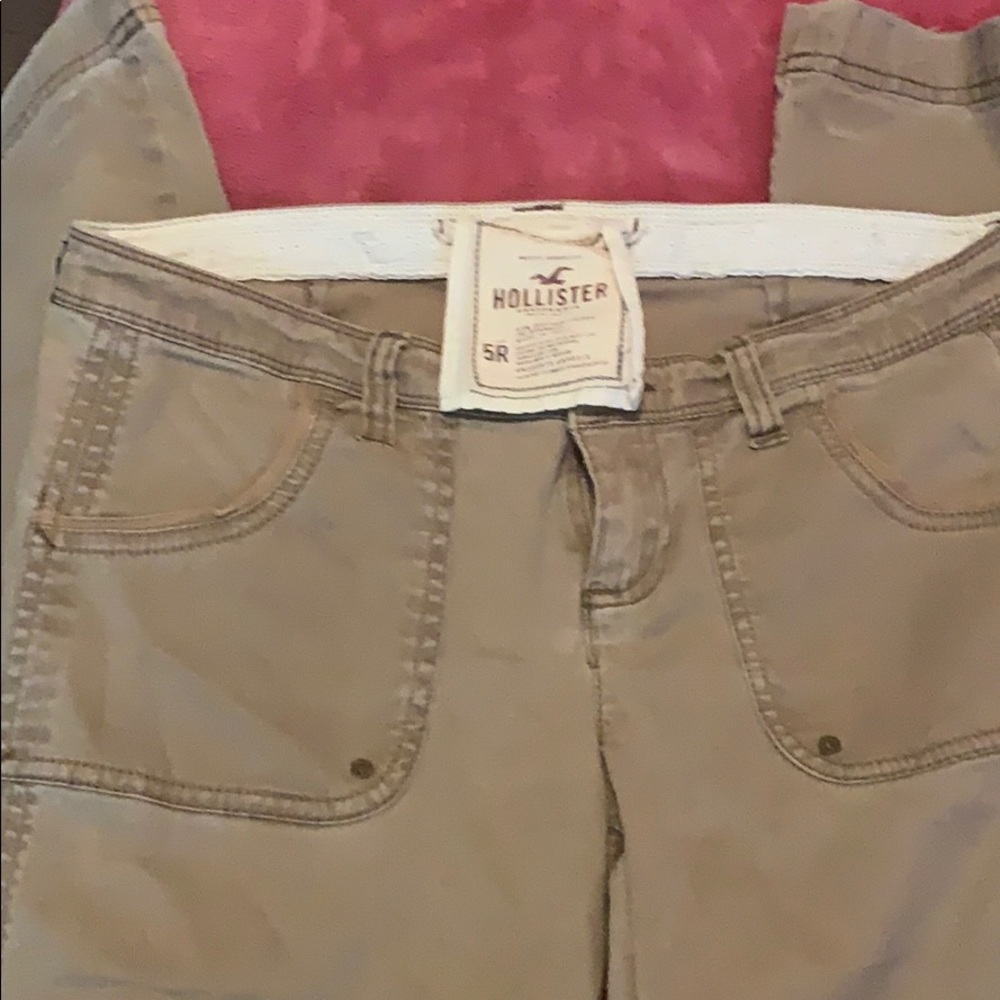 Khaki Hollister pants